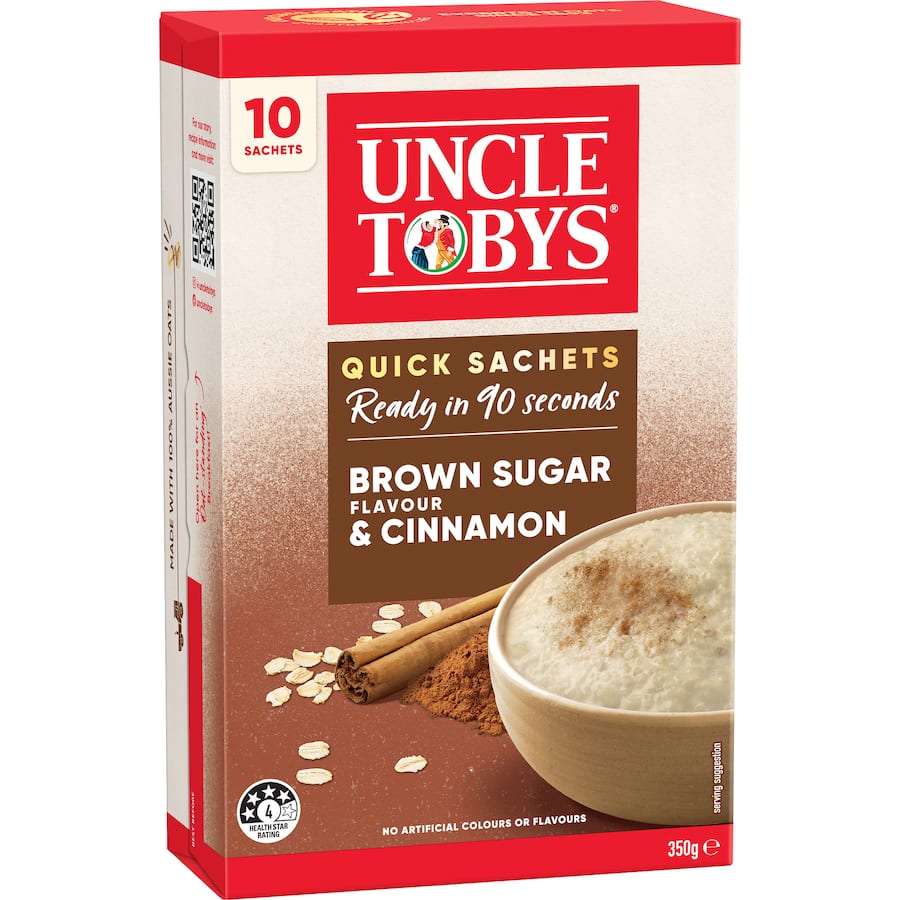 Oats Quick Brown Sugar & Cinnamon 10 pack