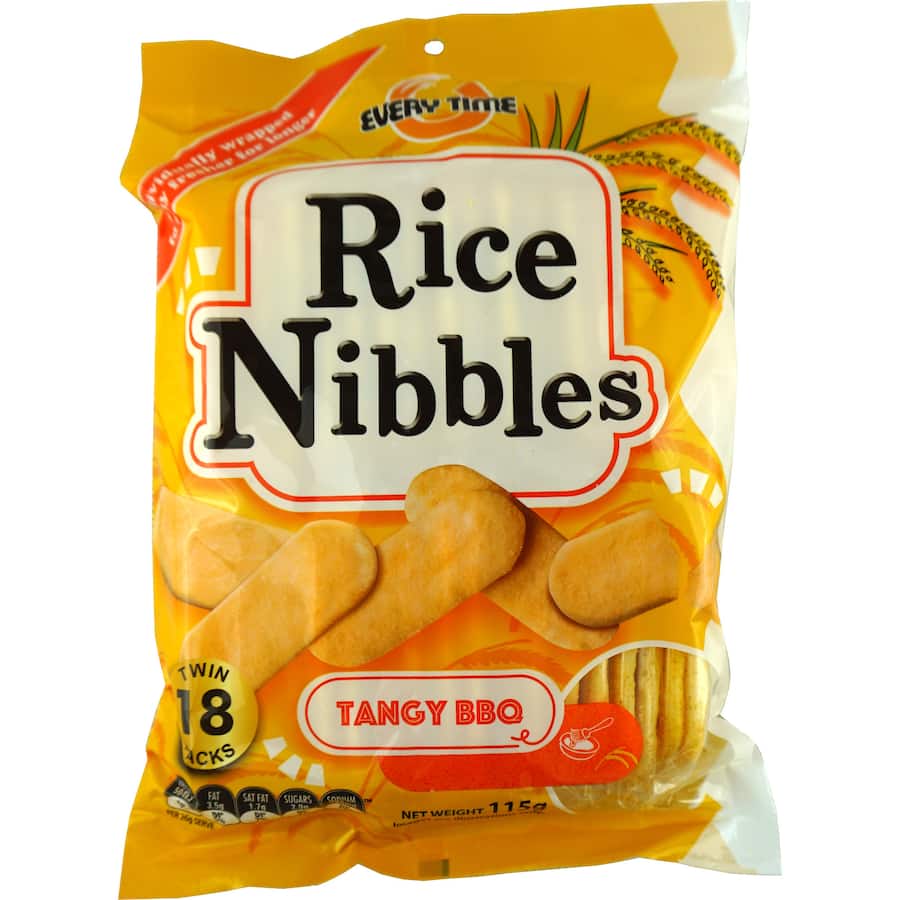 Rice Snacks Tangy Bbq