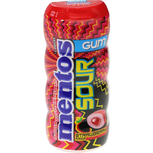Sugar Free Chewing Gum Sour Strawberry 30gm