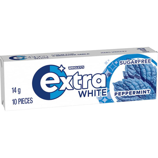 Wrigleys Extra Chewing Gum White 14gm 10 pcs