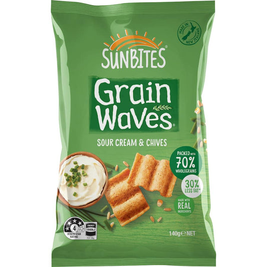 Wholegrain Chips Sour Cream & Chives