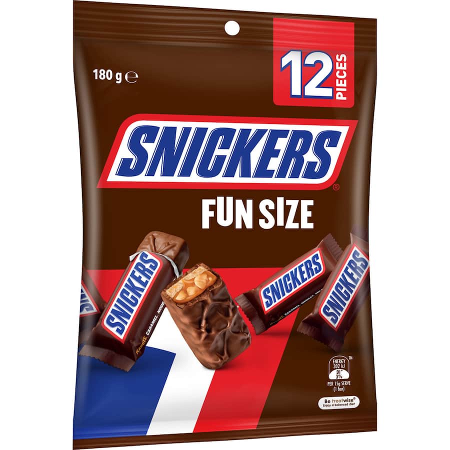 Chocolate Sharepack Fun Size 180gm 12pks