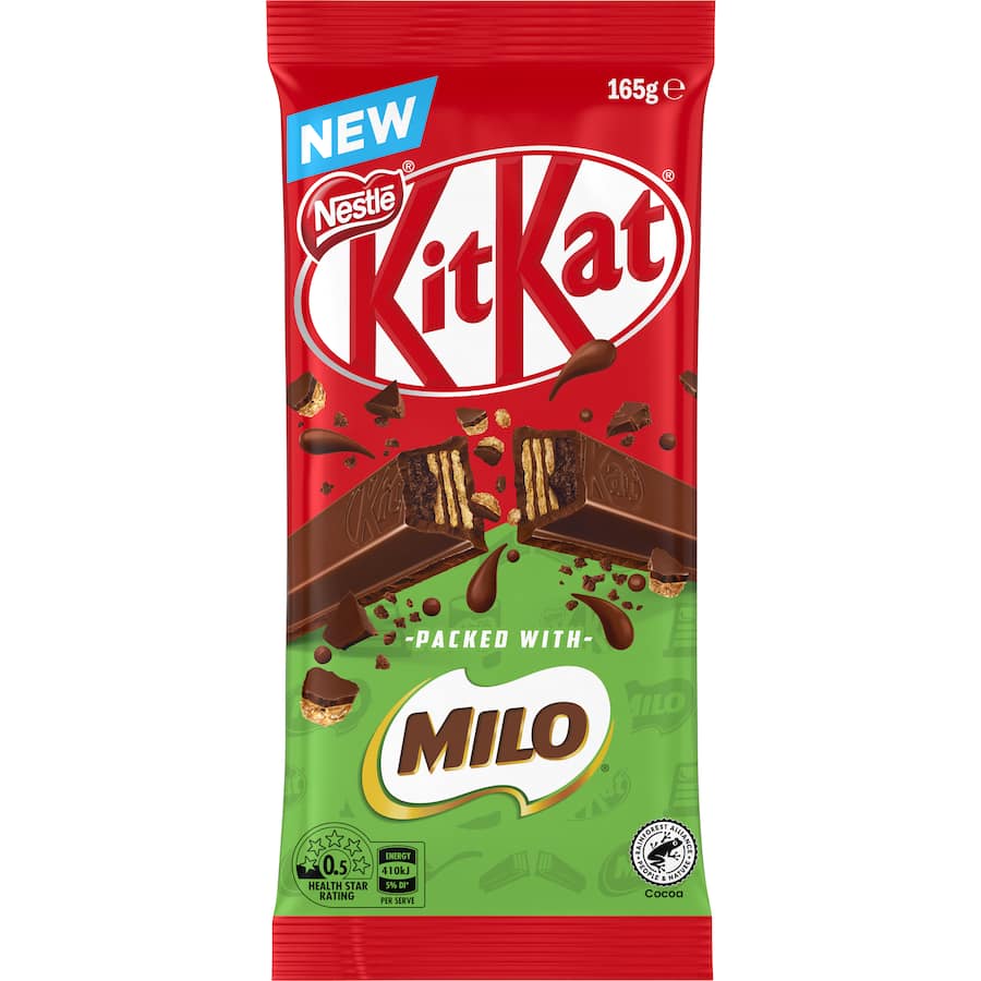 Nestlé Kit Kat Chocolate Block Milo 165gm