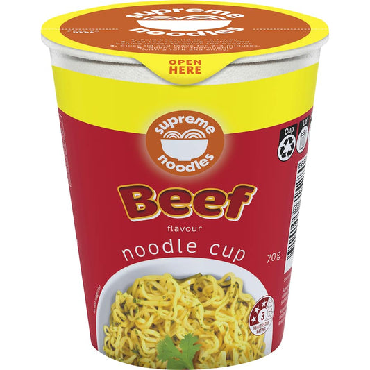 Instant Noodles Beef Cup