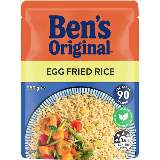 Microwave Rice Egg Fried Rice