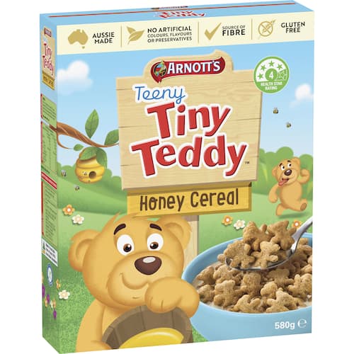 Arnott's Tiny Teddy Honey 580 gm