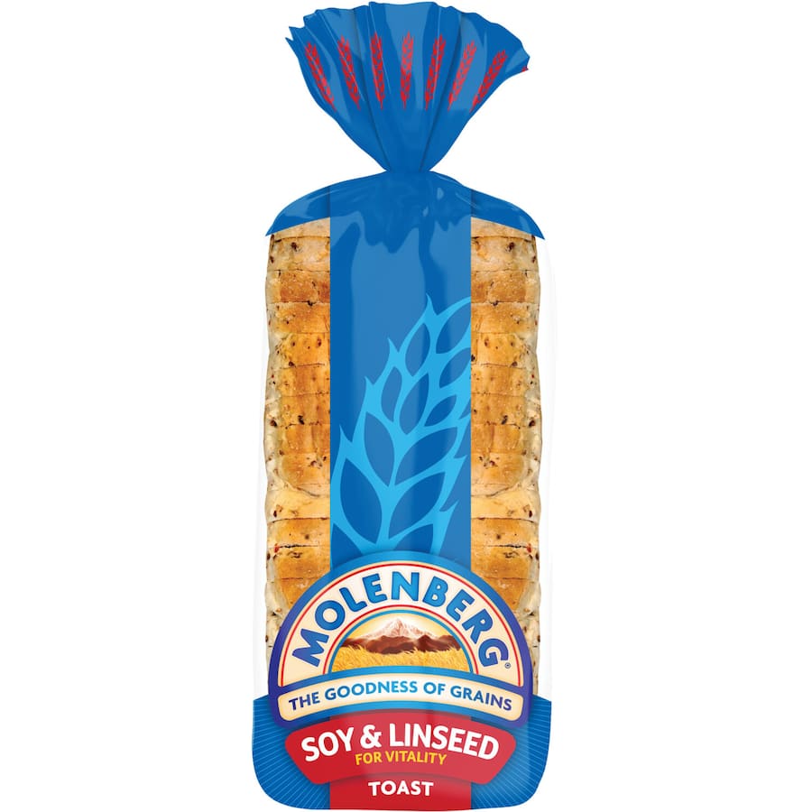 Molenberg Toast Bread Vitality Soy & Linseed
