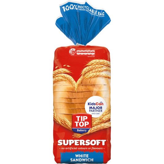 Tip Top Super Soft Sandwich Bread White