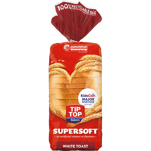 Tip Top Super Soft Toast Bread White