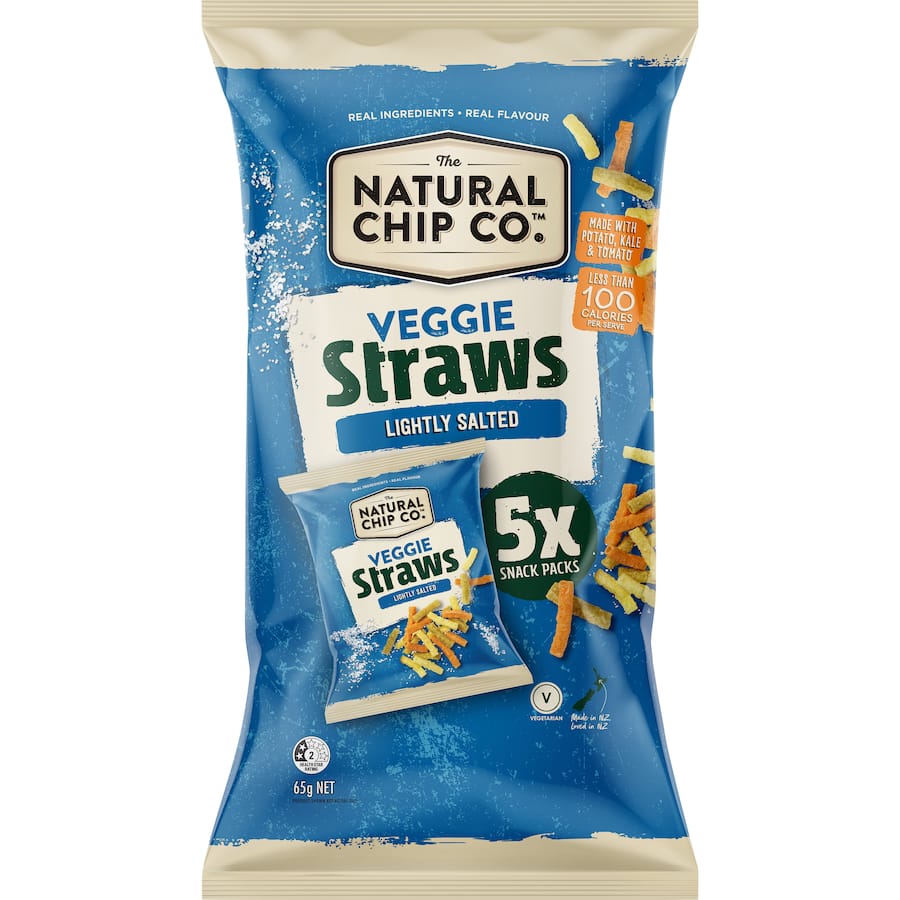Corn Snacks Veggie Straws Salted 65g