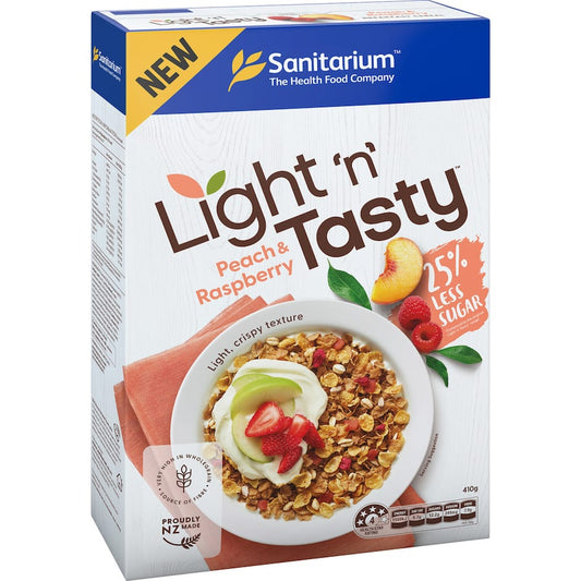Sanitarium Light N Tasty Muesli Peach Raspberry 410 gm