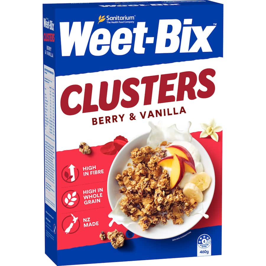 Weet Bix Cluster Berry Vanilla