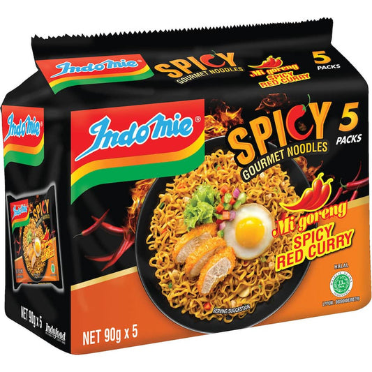 Instant Noodles Spicy Red Curry Multi 5 Pack