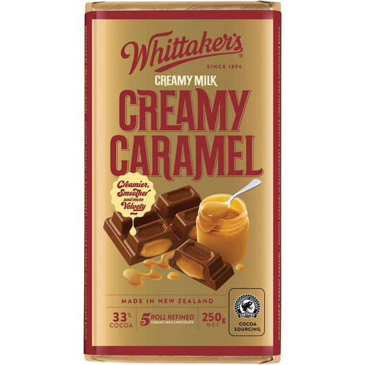 Whittakers Chocolate Creamy Caramel 250g
