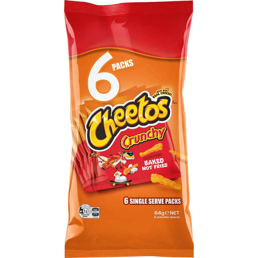 Corn Snacks Crunchy Cheese 114g