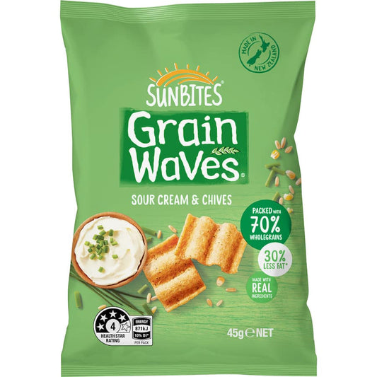 Wholegrain Chips Sour Cream & Chives