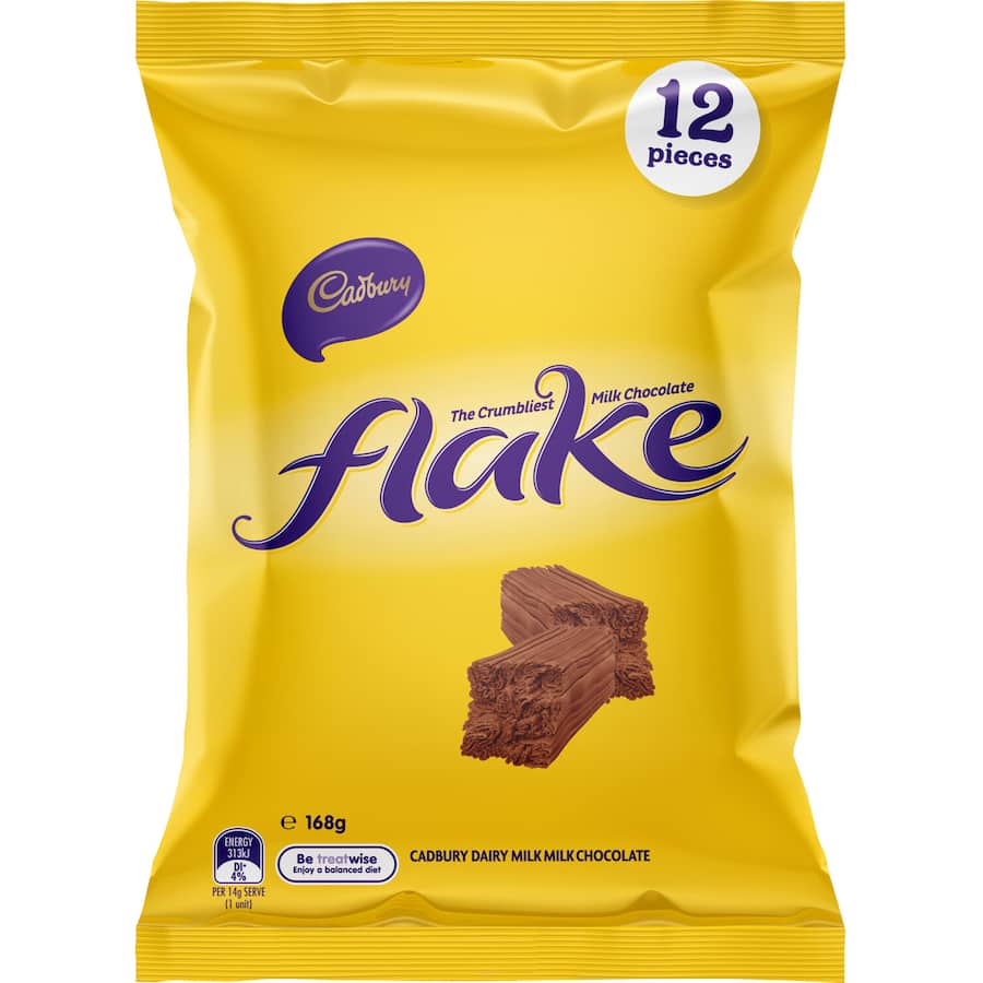 Chocolate Sharepack Flake 168g