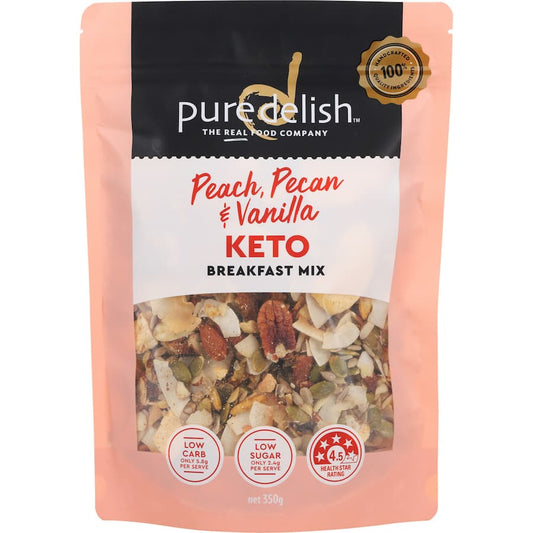 Keto Breakfast Mix Peach, Pecan & Vanilla