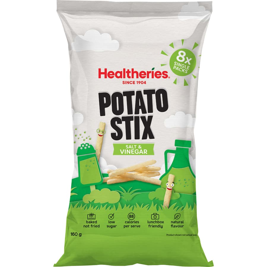 Potato Snack Stix Salt Vinegar 160g
