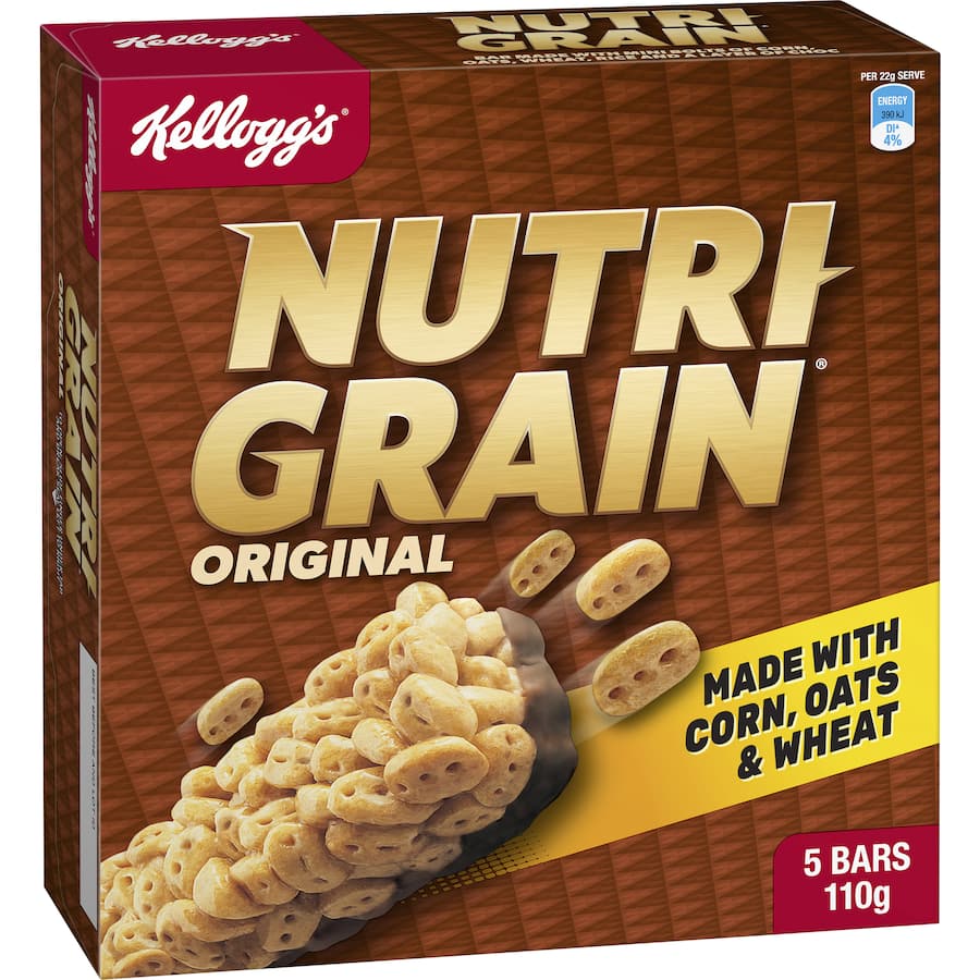 Kelloggs Nutrigrain Cereal Bars Original