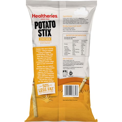 Potato Snack Stix Roast Chicken 160g