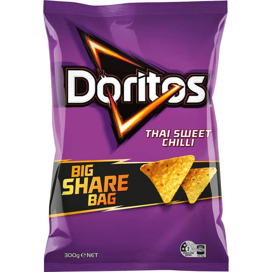Corn Chips Thai Sweet Chilli Share Bag 300gm