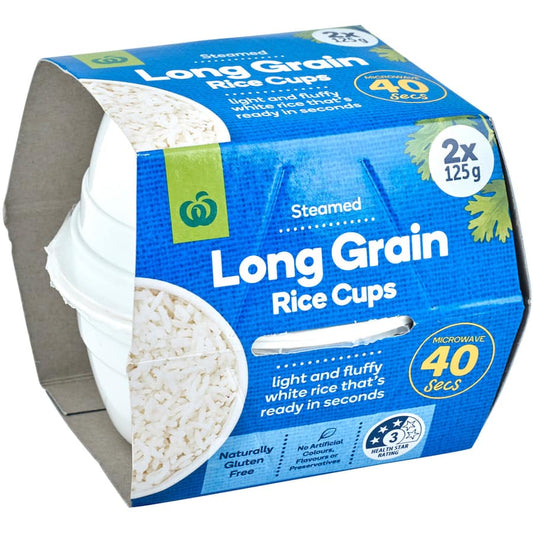 Long Grain Rice Microwave 2 X 125g