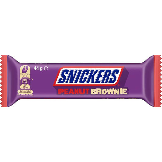 Snickers Chocolate Bar Peanut Brownie 44g