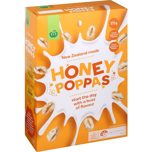 Woolworths Honey Poppas 375gm