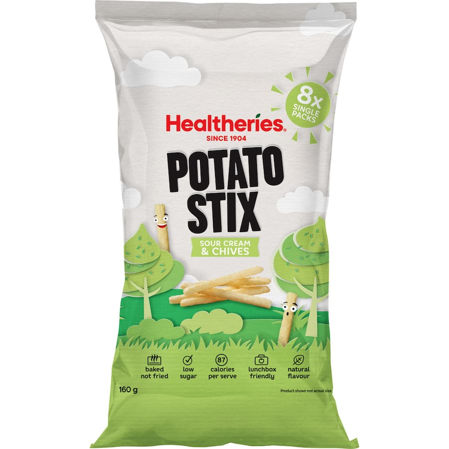 Potato Snack Stix Sour Cream Chive 160g