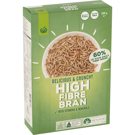 Woolworths High Fibre Bran  500gm