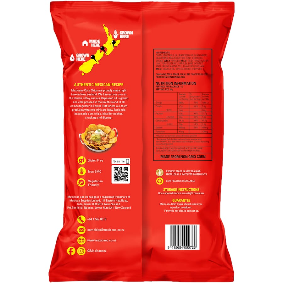 Corn Chips Sea Salt & Lime