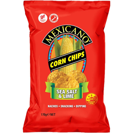 Corn Chips Sea Salt & Lime 170gm