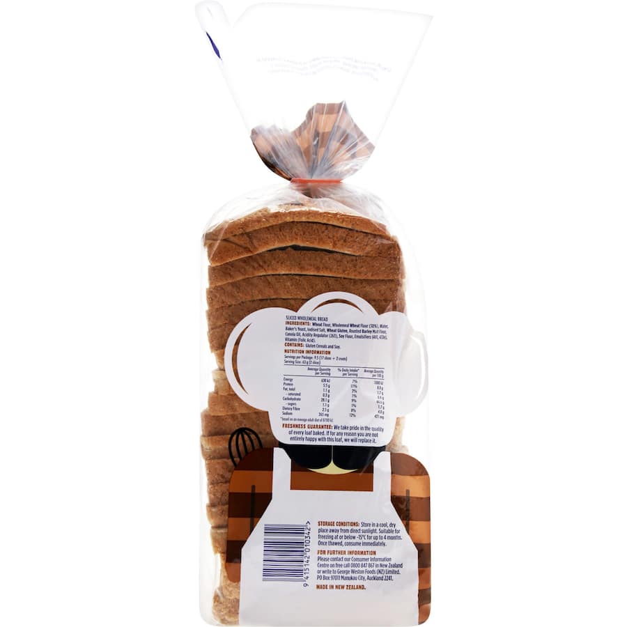 Mighty Fresh Toast Bread Wheatmeal