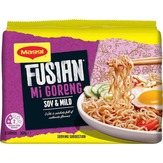 Instant Noodles Soy & Mild Spice Multi Pack