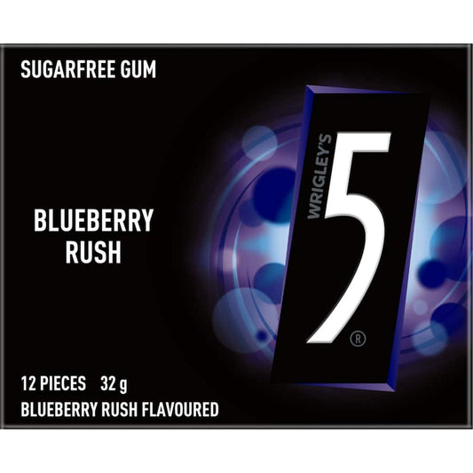Sugar Free Chewing Gum Blueberry 12pks