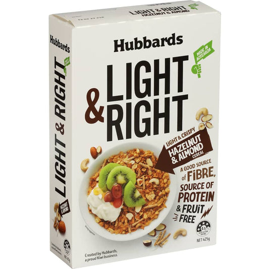 Hubbards Light & Right Hazelnut & Almond 425gm