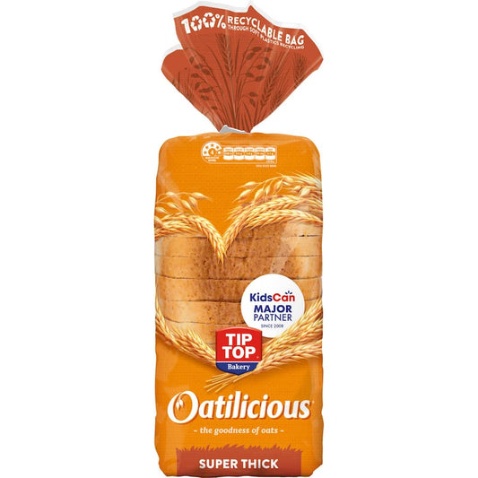 Tip Top Oatilicious Toast Bread Super Thick