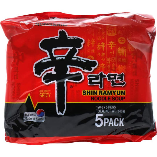 Instant Noodles Shinramen Multi 5 Pack