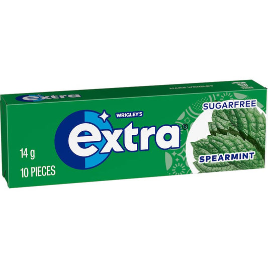 Wrigleys Extra Chewing Gum Spearmint 10 pcs 14 gm
