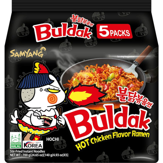 Ramen Noodles Hot Chicken Original 5 packs