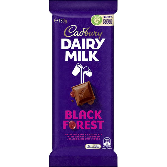 Chocolate Dairy Milk Black Forest 180gm