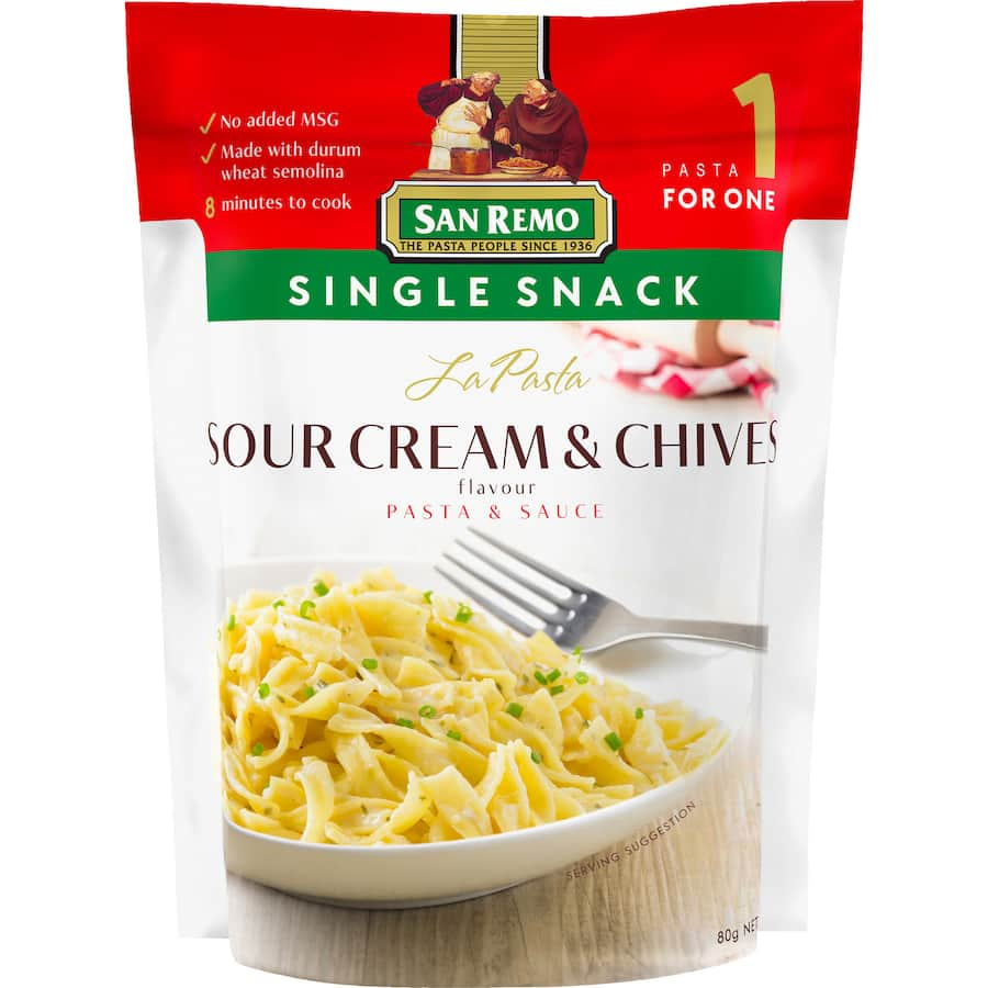 Pasta & Sauce Sour Cream & Chives