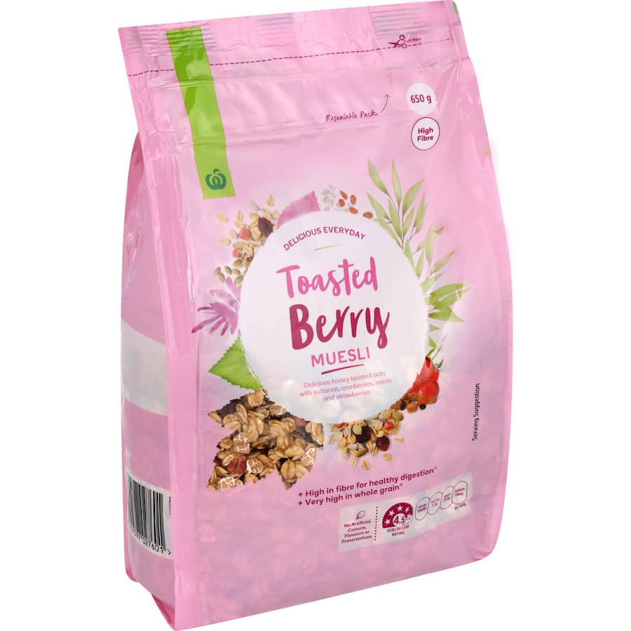 Muesli Toasted Berry 650 gm