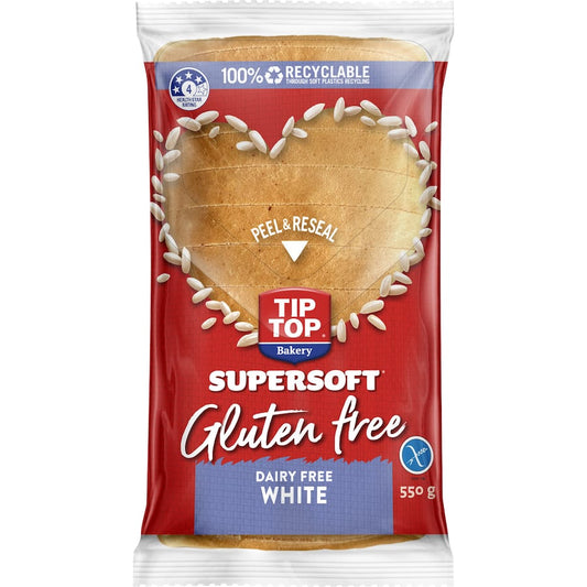 Tip Top Super Soft Sliced Bread Gluten Free White