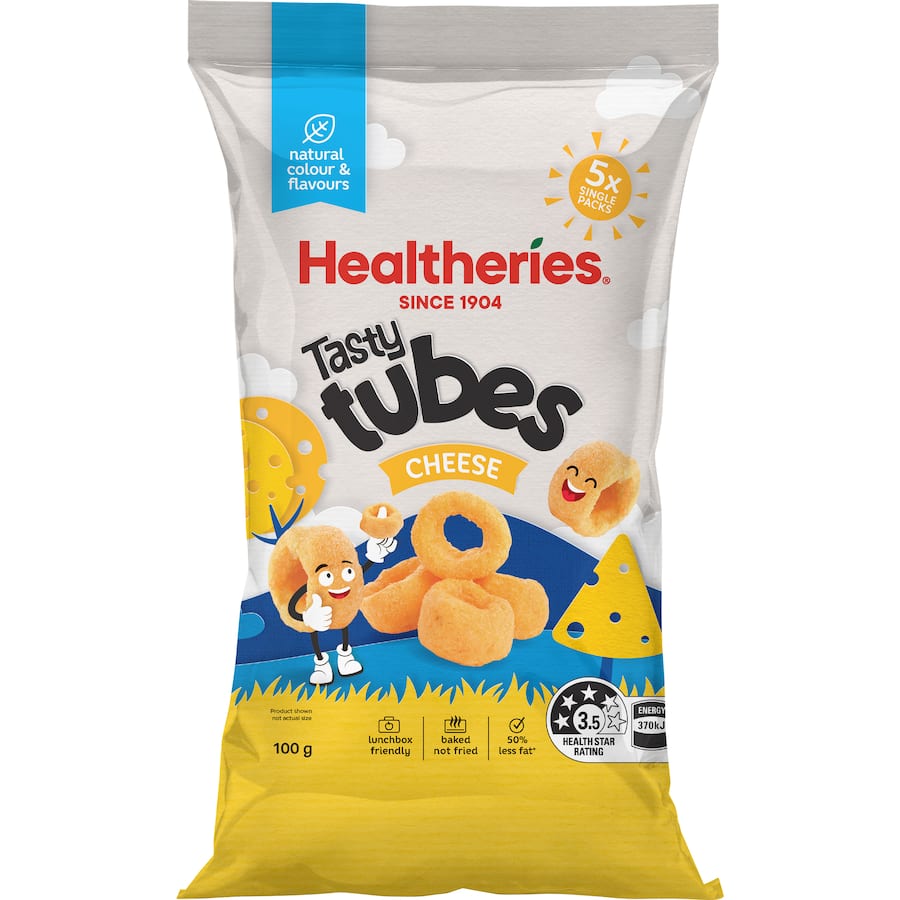 Corn Snacks Tasty Cheese Tubes