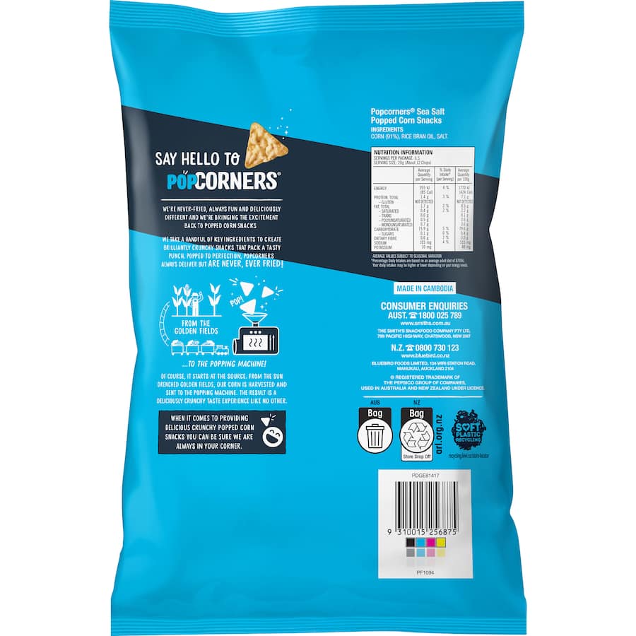 Corn Snacks Sea Salt