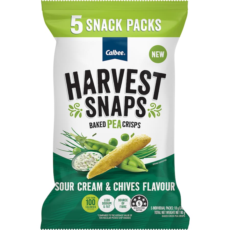 Pea Crisps Sour Cream & Chives