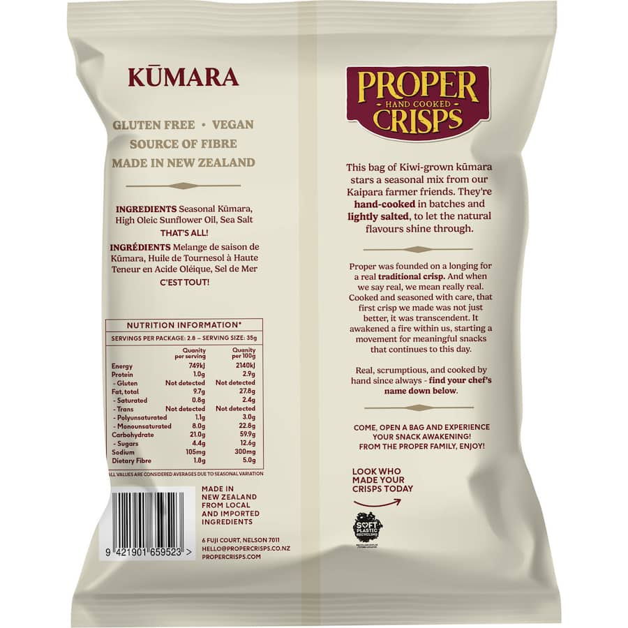 Kumara Chips Seasalt