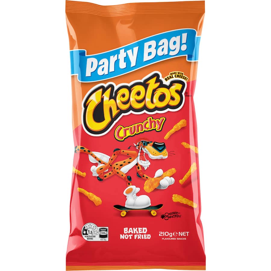 Corn Snacks Crunchy Cheese Party Bag